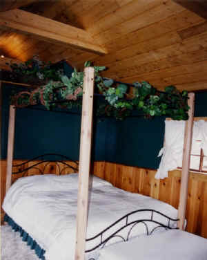 Pinetop Sweetheart cabin canopy bed