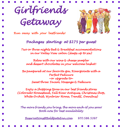 Girlfriends Getaway Package